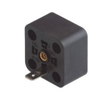 HIRSCHMANN  931382100   GSC 300 black; Appliance connector with retaining nut, PE contact, 2 screws M 3 x 10 and 1 screw M 3 x 5, without contacts, Number of contacts: 2 + PE / 3 + PE, DIN EN 175 301-803-A