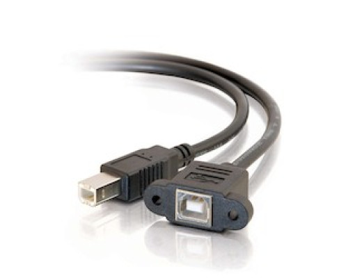 C2G  CG28073  28073                 2 ft. USB 2.0 BF To B Male Panel Mount Cable