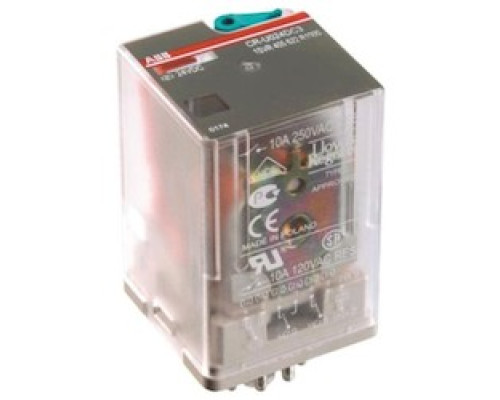 ABB  1SVR405621R4000   Interface Relay without LED 2 C/O Contacts 250V/10A 12 V DC Coil