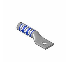 THOMAS & BETTS  54918BE                 Copper One-hole Lug, Long Barrel, Blind End, Max 35kv, Wire Size 500 Kcmil, 1/2 Inch Bolt Size, Tin Plated, Die Code 87, Die Color Code Brown