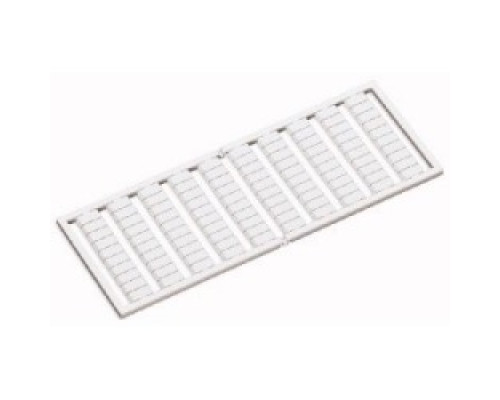 WAGO CORPORATION  209-503   TERMINAL BLOCK MARKER 11 TO 20HORIZ 5-17.5MM BLK 10 SETS WHITE