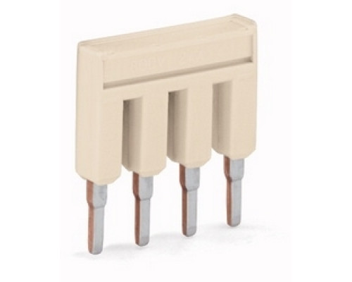 WAGO CORPORATION  2000-403   Push-in Type Jumper Bar, Insulated 3-way, Light Gray