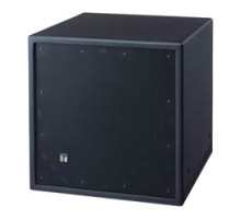TOA ELECTRONICS INC  FB-120B                 Speaker Subwoofer System, 8 Ohm Impedance, 90 dB Sensitivity, 600 Watt, 40 to 1200 Hertz, 408 MM Width x 450 MM Depth x 408 MM Height, Plywood, Surface Treated Steel Plate, Black