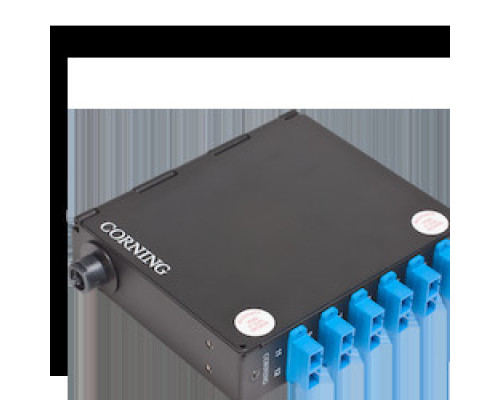 CORNING SPH-12OTR-1259H  Integrated Single-Panel Housing12 F, bottom-mounted OptiTip adapter, front-mounted SC duplex adapters, Single-mode OS2