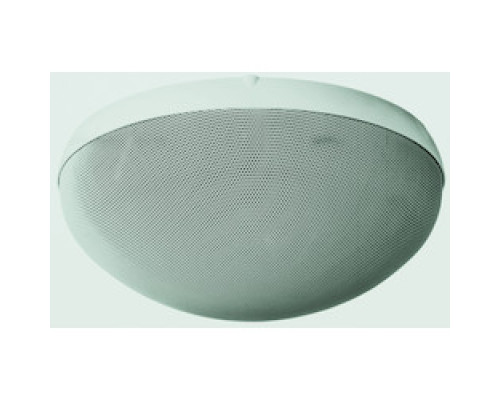 TOA ELECTRONICS INC  H-2EX                 Interior Design Speaker, 2-Way, Surface Mount, 70/100 Volt, 12 Watt, 100 to 20000 Hertz, 16 Ohm, 88 dB, 268 MM Diameter x 111 MM Height, ABS Plastic White Frame