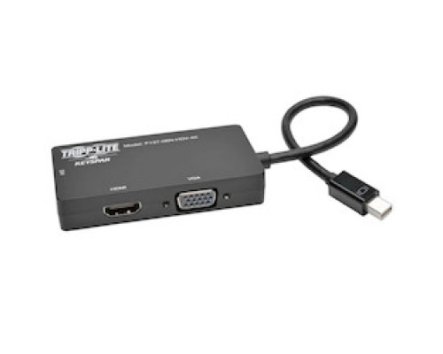 TRIPP LITE  P137-06N-HDV-4K                 Keyspan Mini DisplayPort 1.2 to VGA/DVI/HDMI All-in-One Converter Adapter, 4K x 2K HDMI @ 24/30 Hz