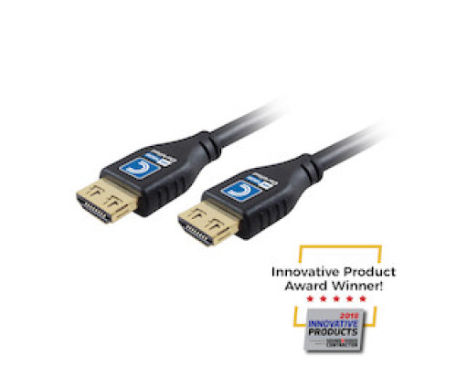 COMPREHENSIVE CONNECTIVITY  MHD18G-12PROBLKA                 MicroFlex Pro AV/IT Certified 4K60 18G High Speed HDMI Cable with ProGrip Jet Black 12ft