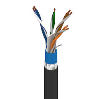 BELDEN  7953A 0021000                 23 AWG -4 PAIR SOLID B CONDUCTOR CAT 6 CMR PO, FOIL SHIELD PO/PV CONDUCTOR IN/OUT, JACKETS RED 600V AWM