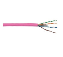 LIBERTY AV  24-4P-L6-EN-PNK   Liberty Category 6 U/UTP Riser Rated Network Cable Features: 4 Twisted Unshielded Pairs In Varying Twist Lengths 23AWG Solid Bare Copper Conductors True 550mhz Positive ACR Sweep For Maximum Performance Riser Rated Lead-f