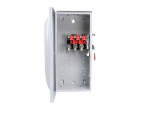SIEMENS  US2:GNF323R  GNF323R   Safety Switch, General Duty, Non-Fused, 240 Volt AC, 100A, 30 HP at 3 Phase, 20 HP at 250 Volt DC, 2/3 Pole, 3 Wire, NEMA 3R, For Outdoor