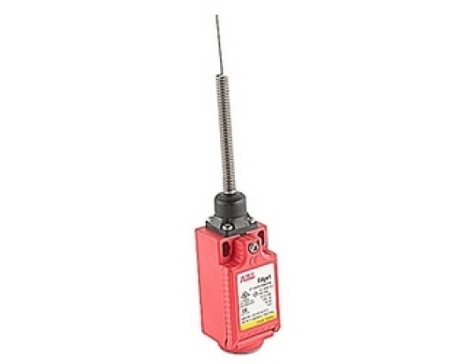 ABB  2TLA050108R0100   Safety limit switch with spring whisker actuator and 2 NC and 1 NO contacts