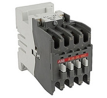 ABB  AL263010RT-81   40 amp DC controlled 3 pole ring tongue contactor with a 24V DC coil and 1 NO auxiliary contact