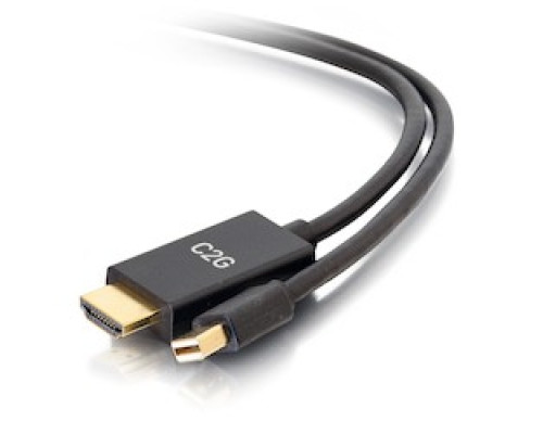 C2G  CG54435  54435                 3 ft. Mini DisplayPort To HDMI Cable 4K Passive Black