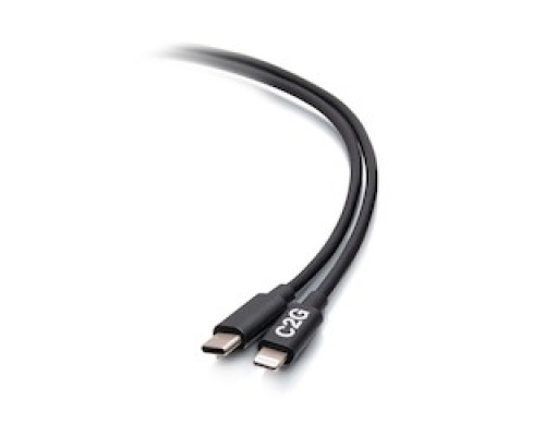 C2G C2G54557         10ft 3m USB C to Lightning Cable Black