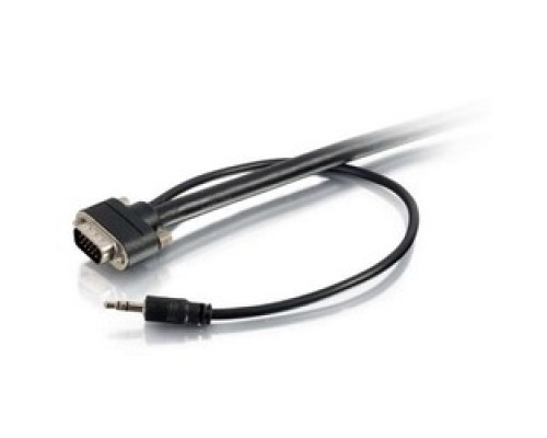C2G  CG50229  CG50229                 Select VGA + 3.5mm A/V Cable, M/M, 35ft, Black Finish
