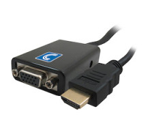 COMPREHENSIVE CONNECTIVITY  HDAM-VGAF                 HDMI A Male to VGA Female with Audio Converter