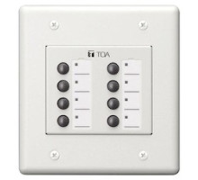 TOA ELECTRONICS INC  ZM-9013                 Mixer Remote Button Panel, 24 Volt DC 50 Milliampere Input, 8 Function Button/Indicator, 4.72