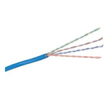 HUBBELL PREMISE WIRING  C5ERPB   24-4P UTP-CMP SOL BC CAT5E FEP/FRPVC BLUE JACKET  REELEX