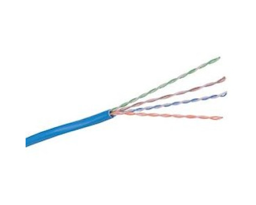 HUBBELL PREMISE WIRING  C5ERPB   24-4P UTP-CMP SOL BC CAT5E FEP/FRPVC BLUE JACKET  REELEX