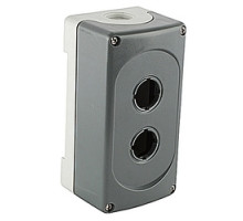 ABB  MEP2-0   Empty Plastic PB Enclosure 2 Seats Dark Grey/Light Grey