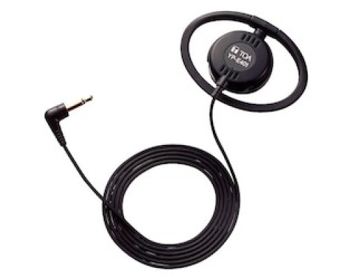 TOA ELECTRONICS INC  YP-E401                 Earphone, Dynamic, 50 Milliwatt, 16 Ohm Impedance, 300 to 15000 Hertz, 3.5 MM Diameter Mini Plug 3-Pole Terminal, Black
