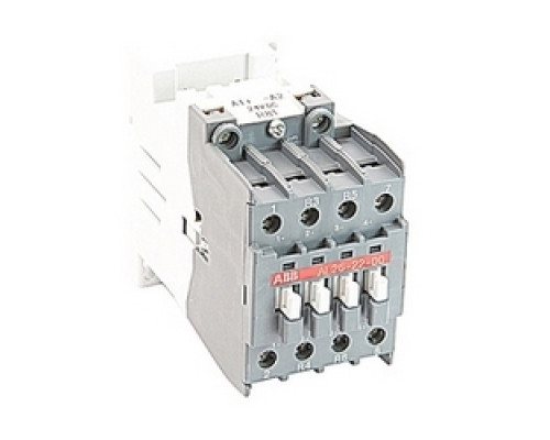 ABB  AL26-22-00-81   4 pole, 45 amp, non-reversing across the line contactor with 24V DC coil and no auxiliary contacts