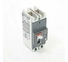 ABB  A1N020TW-2   2 pole, 20 amps rated at 240V AC and 250V DC, fixed trip point molded case circuit breaker, with a thermal magnetic trip device and 25kA at 240V AC and 10kA at 250V DC interrupt current rating