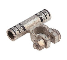 THOMAS & BETTS  BAC40FNBT-C                 Heavy Duty Battery Connector, Copper Tin-plated Flag For Negative Post Using 4/0 Gauge Battery Cable, Die Color Code Yellow, Bulk Packaging