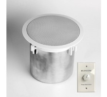LENCORE ACOUSTICS LLC  LG035-G546-REMOTE                 i.Net Speaker, Ceiling Plate, indiv. wall control, brushed alum. housing, White cover, RJ45