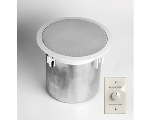LENCORE ACOUSTICS LLC  LG035-G546-REMOTE                 i.Net Speaker, Ceiling Plate, indiv. wall control, brushed alum. housing, White cover, RJ45