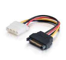 C2G  CG10149  10149                 6in Serial ATA 15P M To LP4 F Power Cable