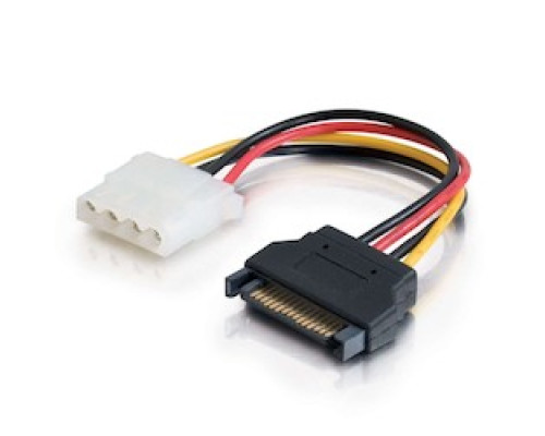C2G  CG10149  10149                 6in Serial ATA 15P M To LP4 F Power Cable