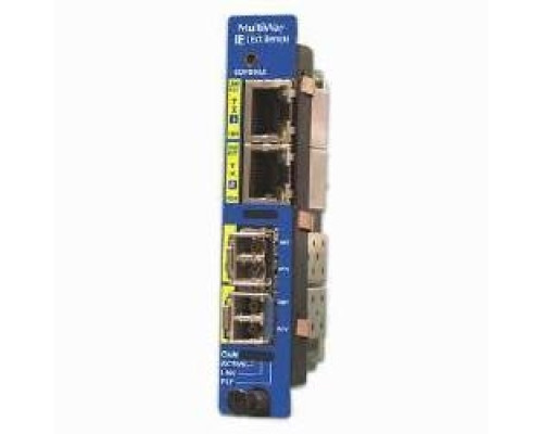 ADVANTECH  IMC-784I-SFP  858-18121   Modular 10/100/1000 Mbps ethernet media / mode converter IE-iMcV-multiWay, 2TX/2SFP gigabit