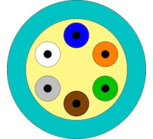 BERK-TEK  PDPK006AB0707  10064686                 6 Fiber Tight Buffered, Plenum, Interlock Armored, Single-Mode, Indoor/Outdoor, Yellow Jacket