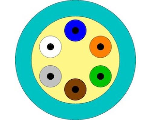 BERK-TEK  PDPK006AB0707  10064686                 6 Fiber Tight Buffered, Plenum, Interlock Armored, Single-Mode, Indoor/Outdoor, Yellow Jacket