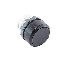 ABB  MP1-10B   Push Button 22mm Black Moment Black Bezel