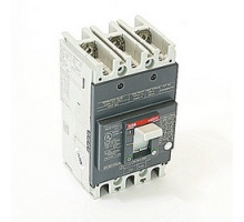 ABB  A1A025TW   3 pole, 25 amps rated at 240V AC and 250V DC, fixed trip point molded case circuit breaker, with a thermal magnetic trip device and 10kA at 240V AC and 5kA at 250V DC interrupt current rating