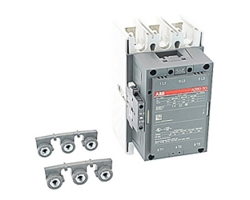 ABB  A260-30-11-84   Contactor, 3-P N/O 120 V AC Coil, AC1=350A/AC3=248A 1NO/1NC Aux Contact