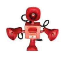 WHEELOCK  STH-4R24MCCH-FR                 Cluster Speaker, Fire Lettering, Red, Wall/Ceiling Mount, With Four Horn and One Ceiling Strobe