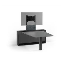 SALAMANDER DESIGNS  UB/D1/338AM1/SG/SSG                 Unifi Huddle 3-5 Person Table Solution with Single Display Mount