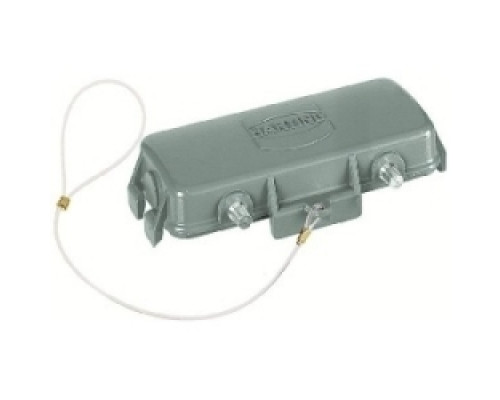 HARTING  09300165426  9300165426   Han B Accessories: Han B Protect Cover Die Cast for Hood PG