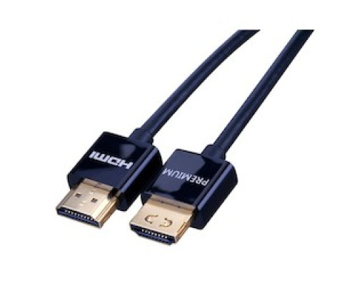 VANCO  USCP1.5                 Slim HDMI PREMIUM CERTIFIED CABLE 18Gbps 34AWG- Length: 1.5ft.