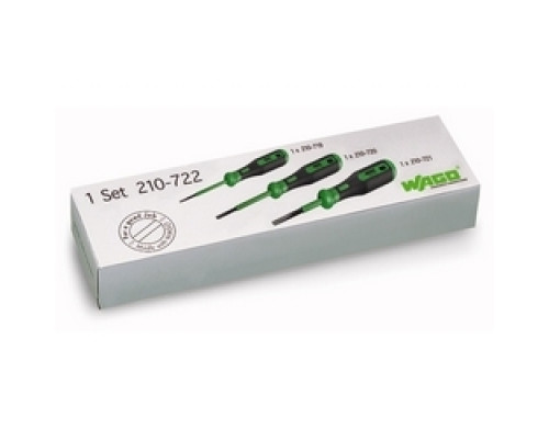 WAGO CORPORATION  210-722   OPERATING TOOL WITH PARTIALLY ISOLATED SHAFT TYPE 1 TYPE 2 AND TYHPE 3 BAR