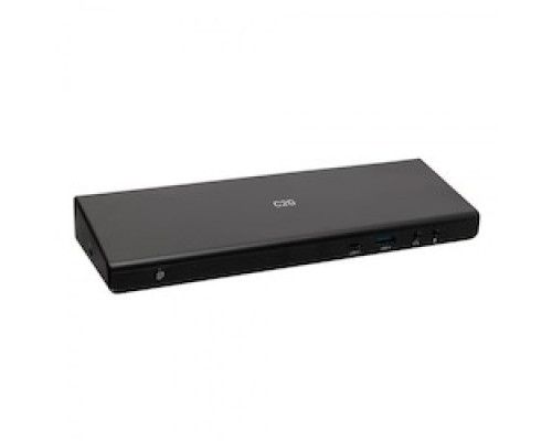 C2G C2G54535 54535         USB-C Docking Station 12-in-1 Triple Display with HDMI, DisplayPort, Ethernet, USB, 3.5mm Audio and Power Delivery up to 85W - 4K 30Hz TAA Compliant