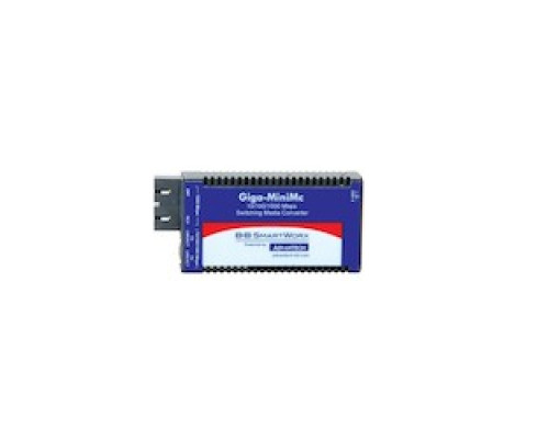 ADVANTECH  IMC-370-MMRX-PS  856-10730-RX   Gigabit switching media converter, MiniMc-Gigabit TX/SX and TX/LX, SX-MM850-SC