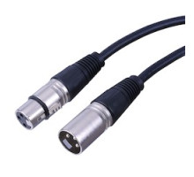 VANCO  281143                 3 Pin Male to 3 Pin Female XLR Cable, Length: 3ft.