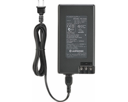 AIPHONE  PS-2420UL  19024                 24V DC Power Supply, 2A, UL Listed