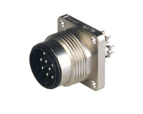 HIRSCHMANN  933100100   N11R BM FA F plastic; Surface-mounted connector with flange and filter selection 11 x 1nF, plastic housing