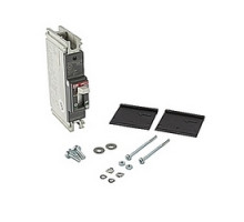 ABB  A1N070TW-1   1 pole, 70 amps rated at 240V AC and 125V DC, fixed trip point molded case circuit breaker, with a thermal magnetic trip device and 14kA at 240V AC and 10kA at 125V DC interrupt current rating