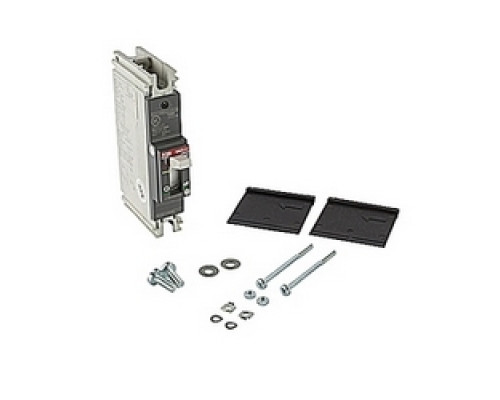 ABB  A1N070TW-1   1 pole, 70 amps rated at 240V AC and 125V DC, fixed trip point molded case circuit breaker, with a thermal magnetic trip device and 14kA at 240V AC and 10kA at 125V DC interrupt current rating